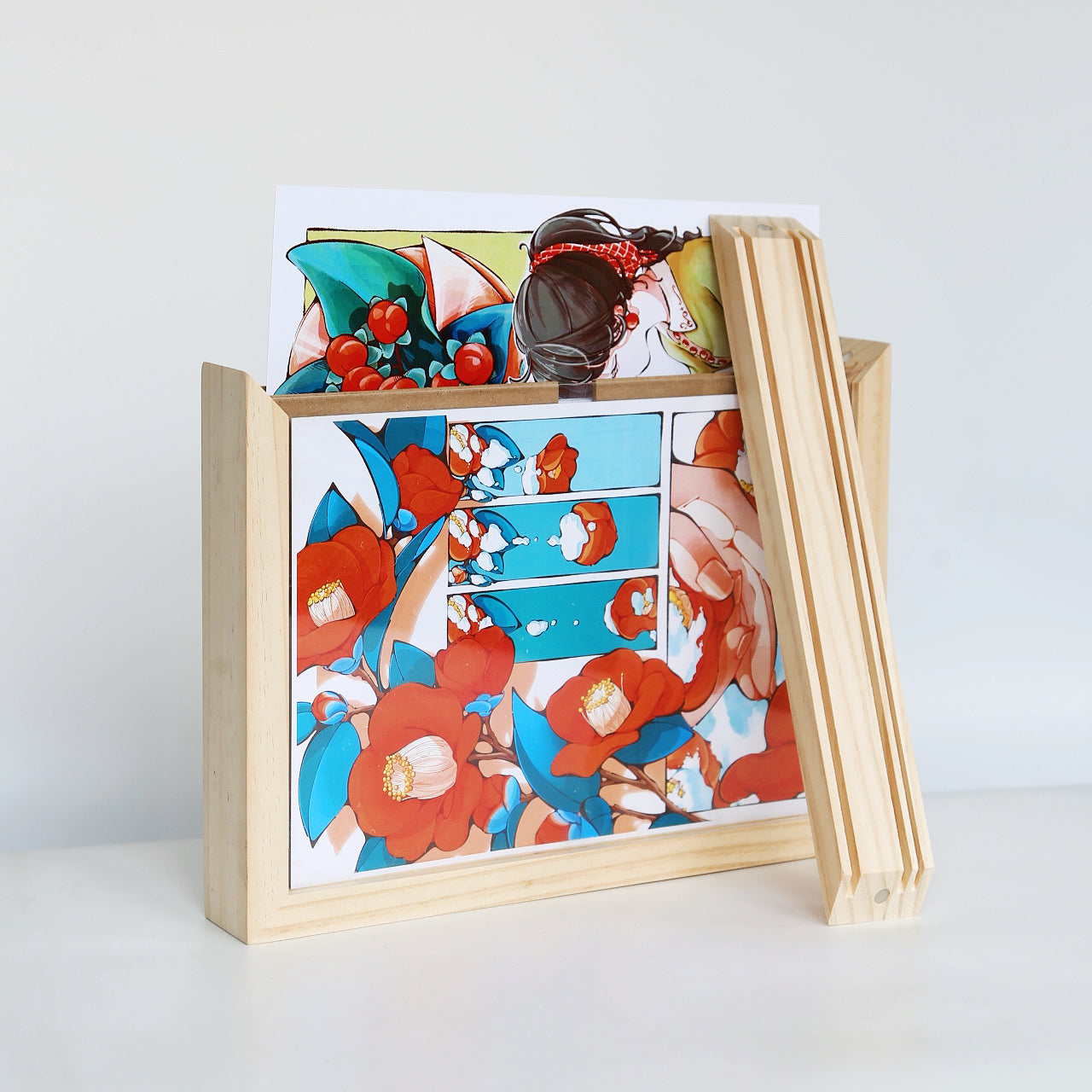 Story Maker Wooden Kids Drawing Display Frame