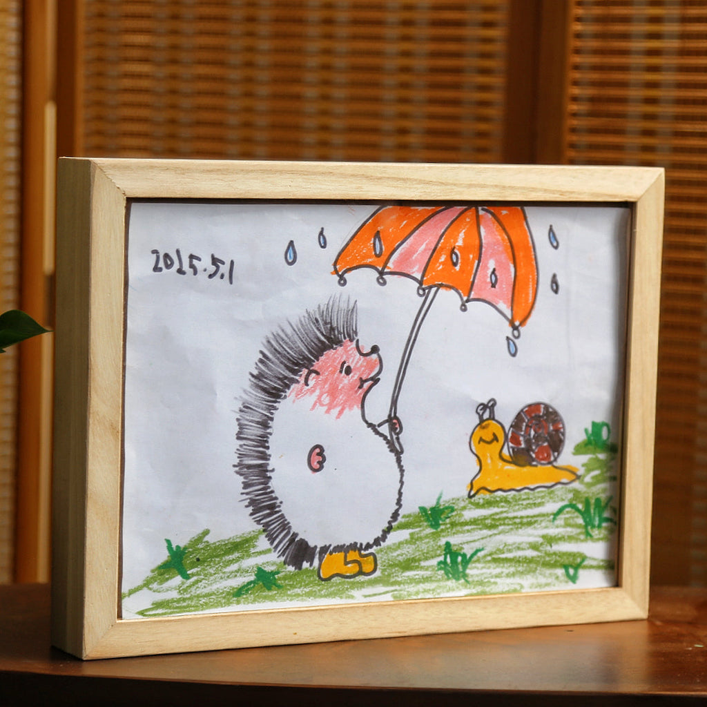 Story Maker Wooden Kids Drawing Display Frame
