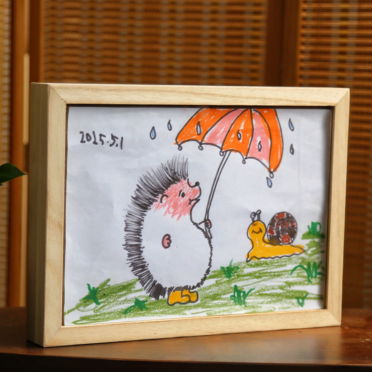 Story Maker Wooden Kids Drawing Display Frame