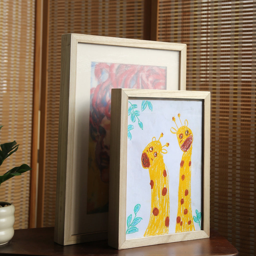 Story Maker Wooden Kids Drawing Display Frame