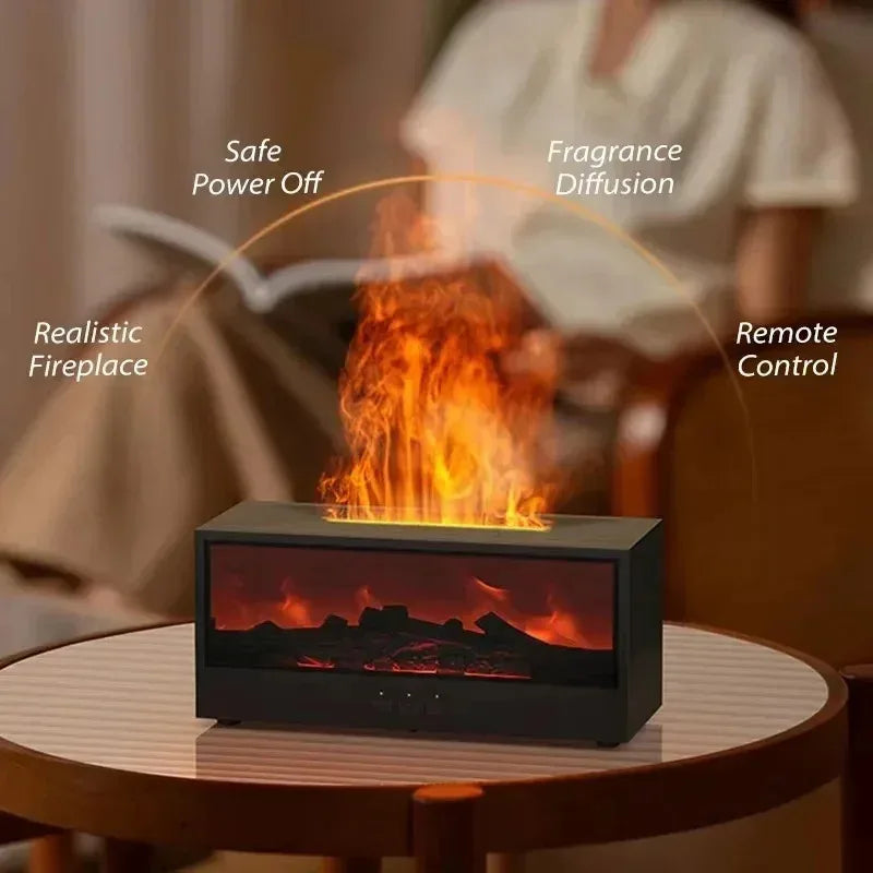 Fireplace Flame Mist Humidifier