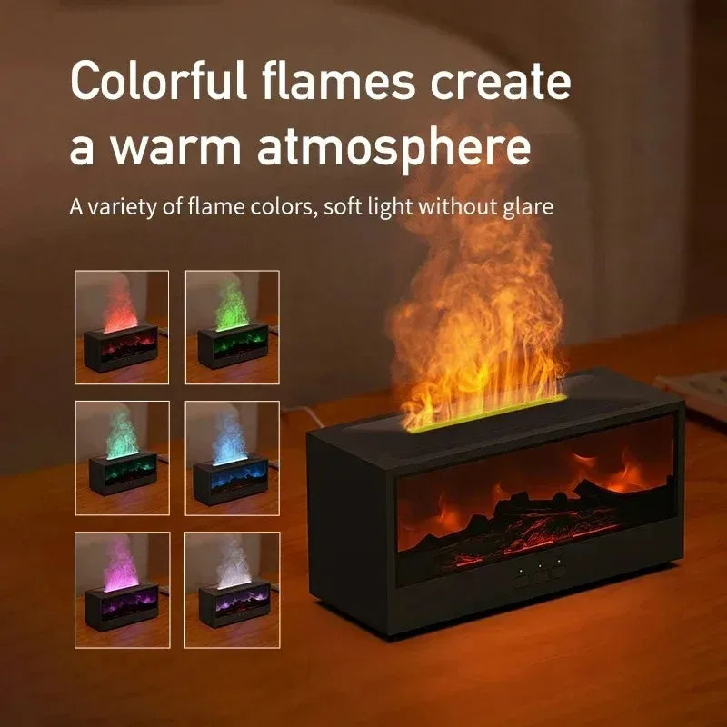 Fireplace Flame Mist Humidifier
