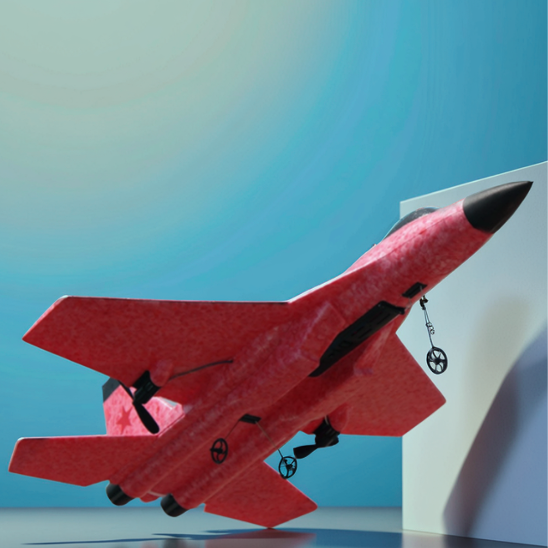 Remote Control Foam Fighter Airplane Toy
