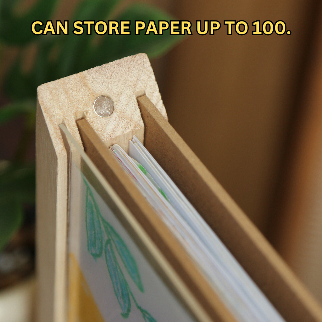 Story Maker Wooden Kids Drawing Display Frame