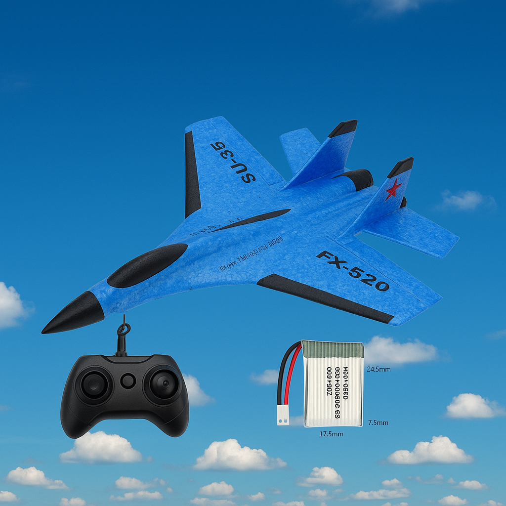 Remote Control Foam Fighter Airplane Toy