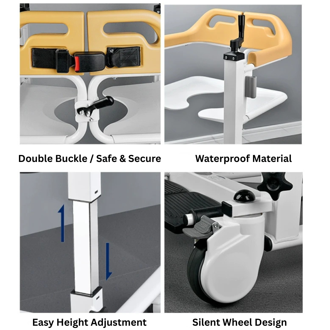 Elderly Patient Transfer Lift Handicapped Wheelchair
