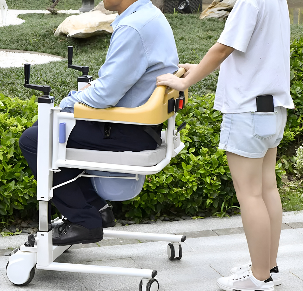 Elderly Patient Transfer Lift Handicapped Wheelchair